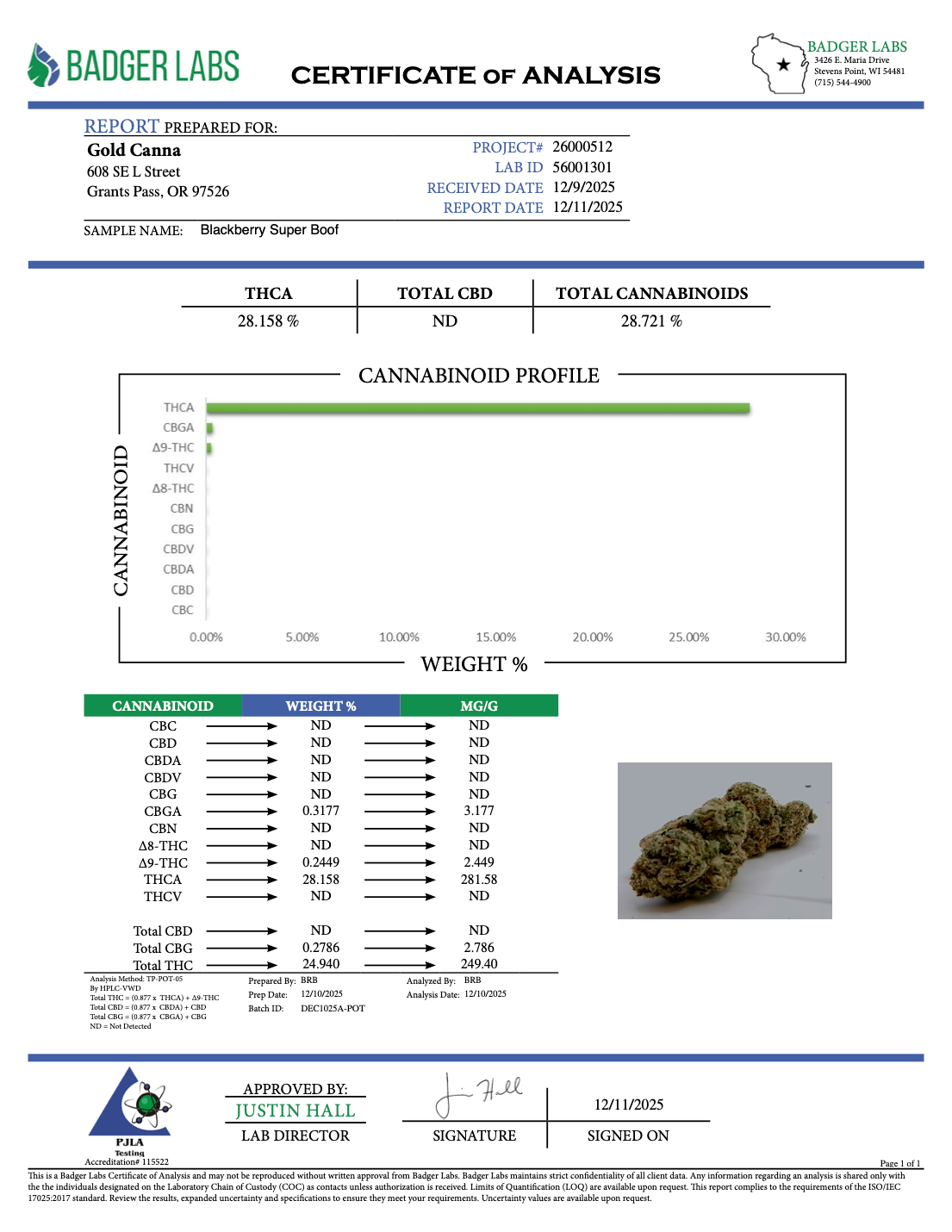 THCA Flower: Blackberry Super Boof | Indoor Top Cut Exotic