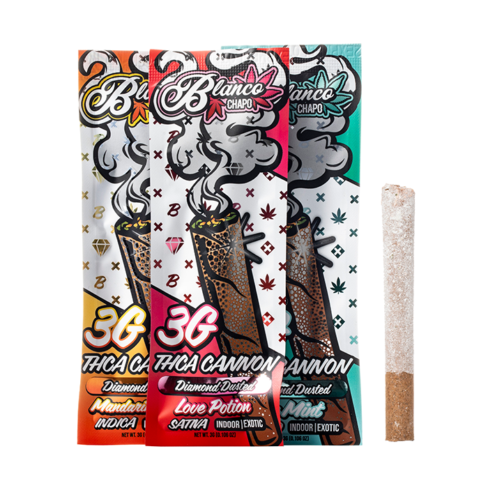 Chapo Extrax Blanco Cannons Prerolls 3G