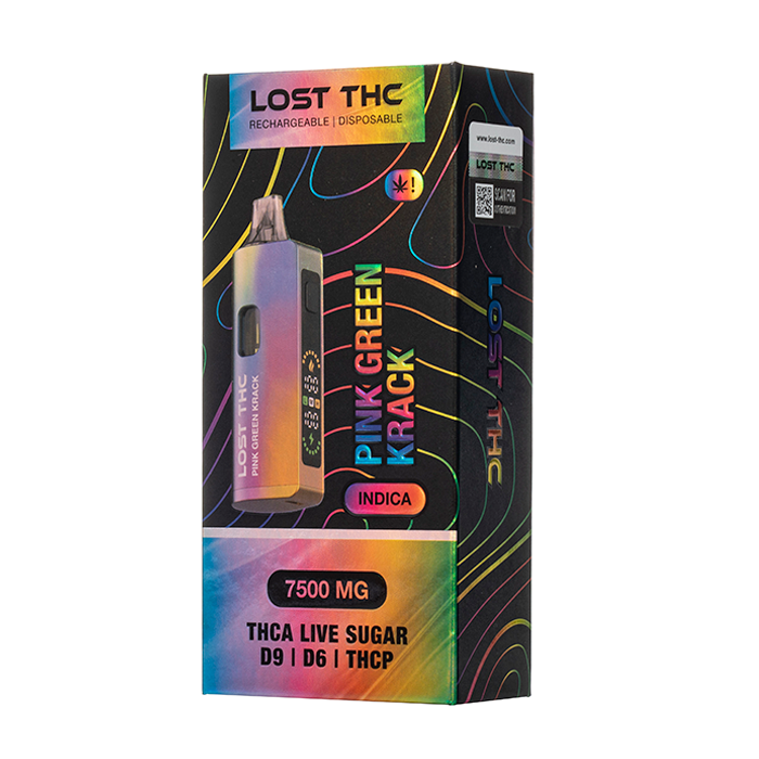 Lost THC V2 Disposable Vape 7.5G (Rainbow Edition)