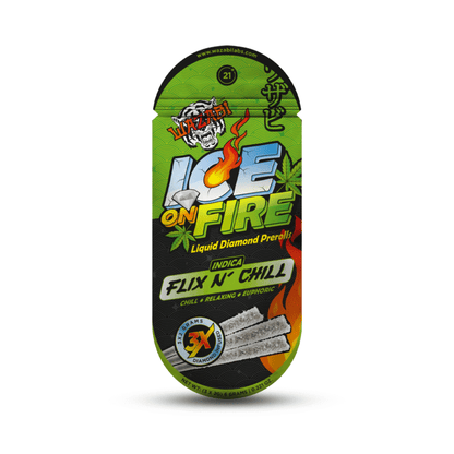 WAZABI Exotics 2G Ice On Fire Liquid Diamond Pre-Rolls 3 Count