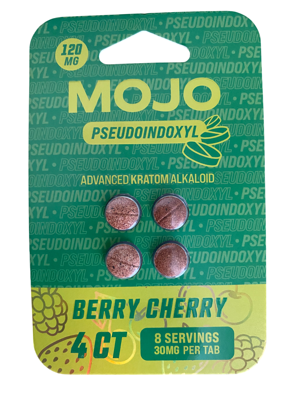 MOJO Pseudoindoxyl Adavce Kratom Alkaloid Tablets | 120Mg (4ct)