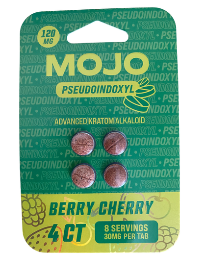 MOJO Pseudoindoxyl Adavce Kratom Alkaloid Tablets | 120Mg (4ct)