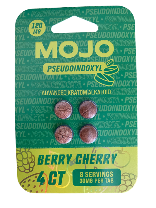 MOJO Pseudoindoxyl Adavce Kratom Alkaloid Tablets | 120Mg (4ct)