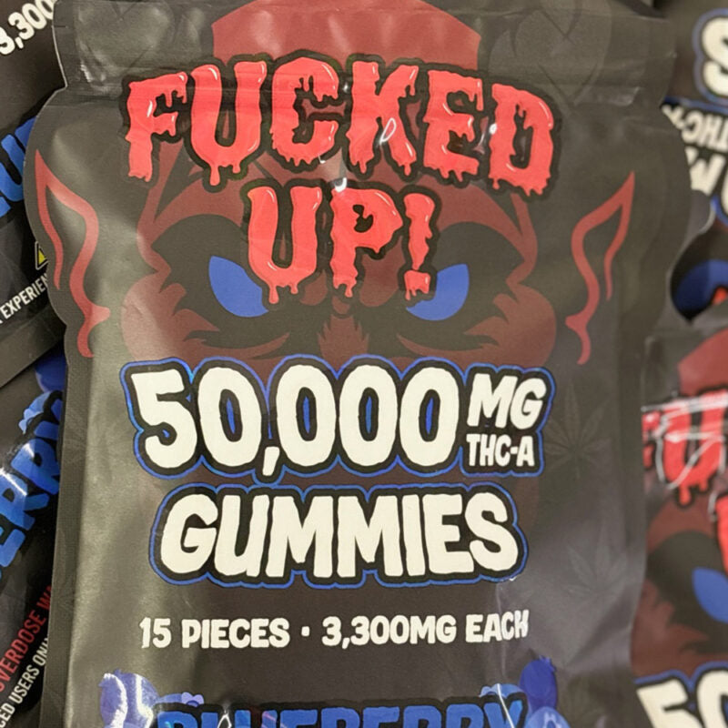 Fuc*ed up THC-A gummies | 50000 Mg