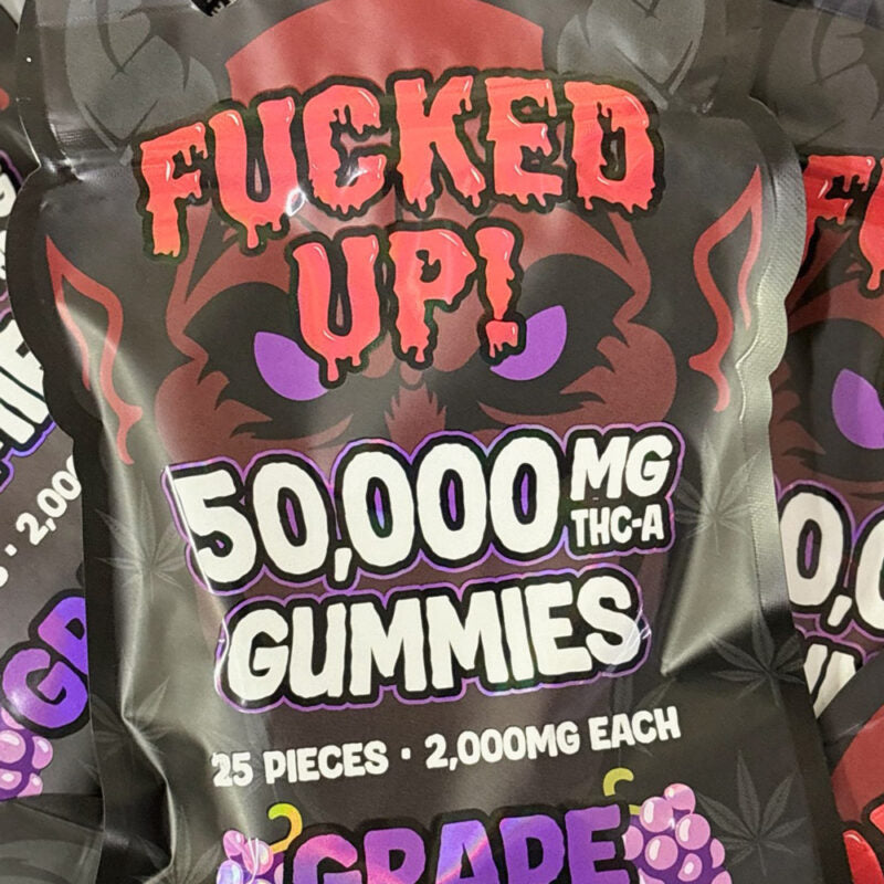 Fuc*ed up THC-A gummies | 50000 Mg