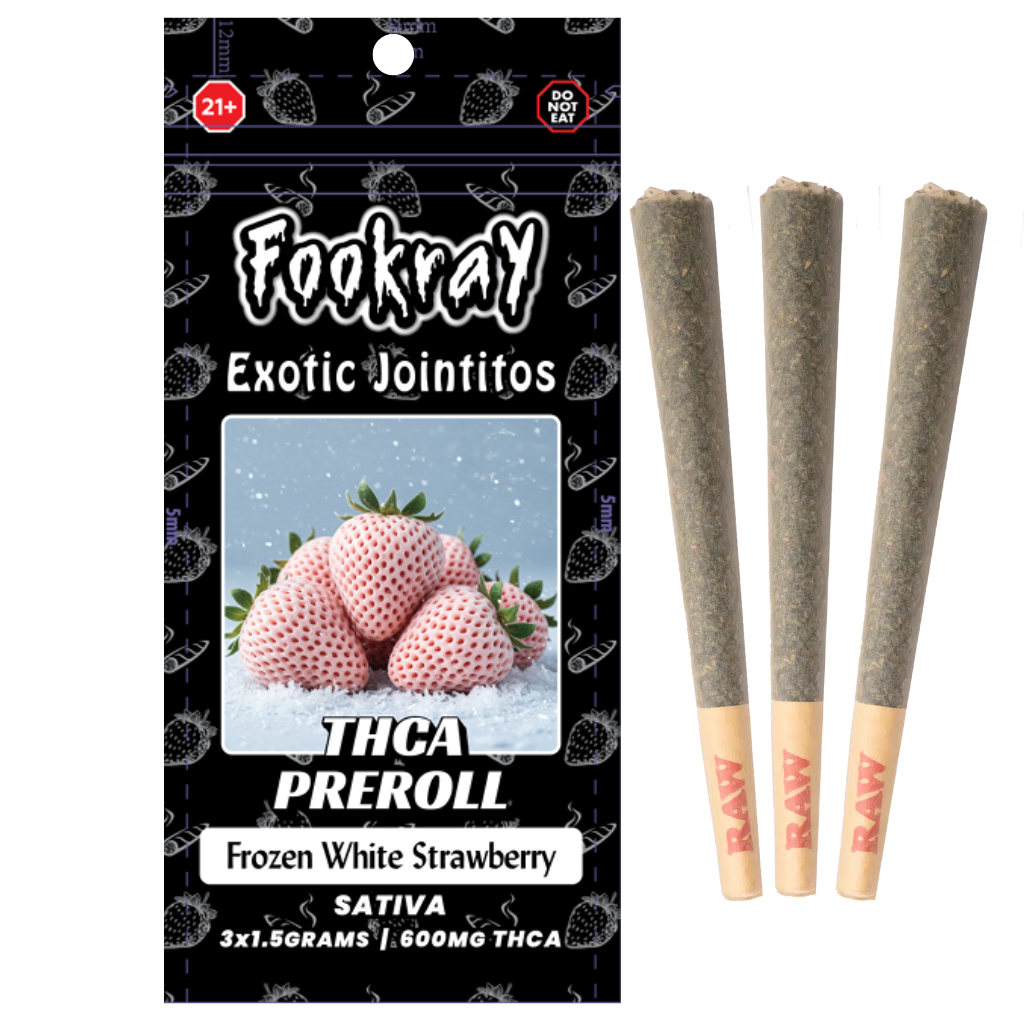 Fookray Thc-A Exotic Pre Rolls | 1.5g x 3