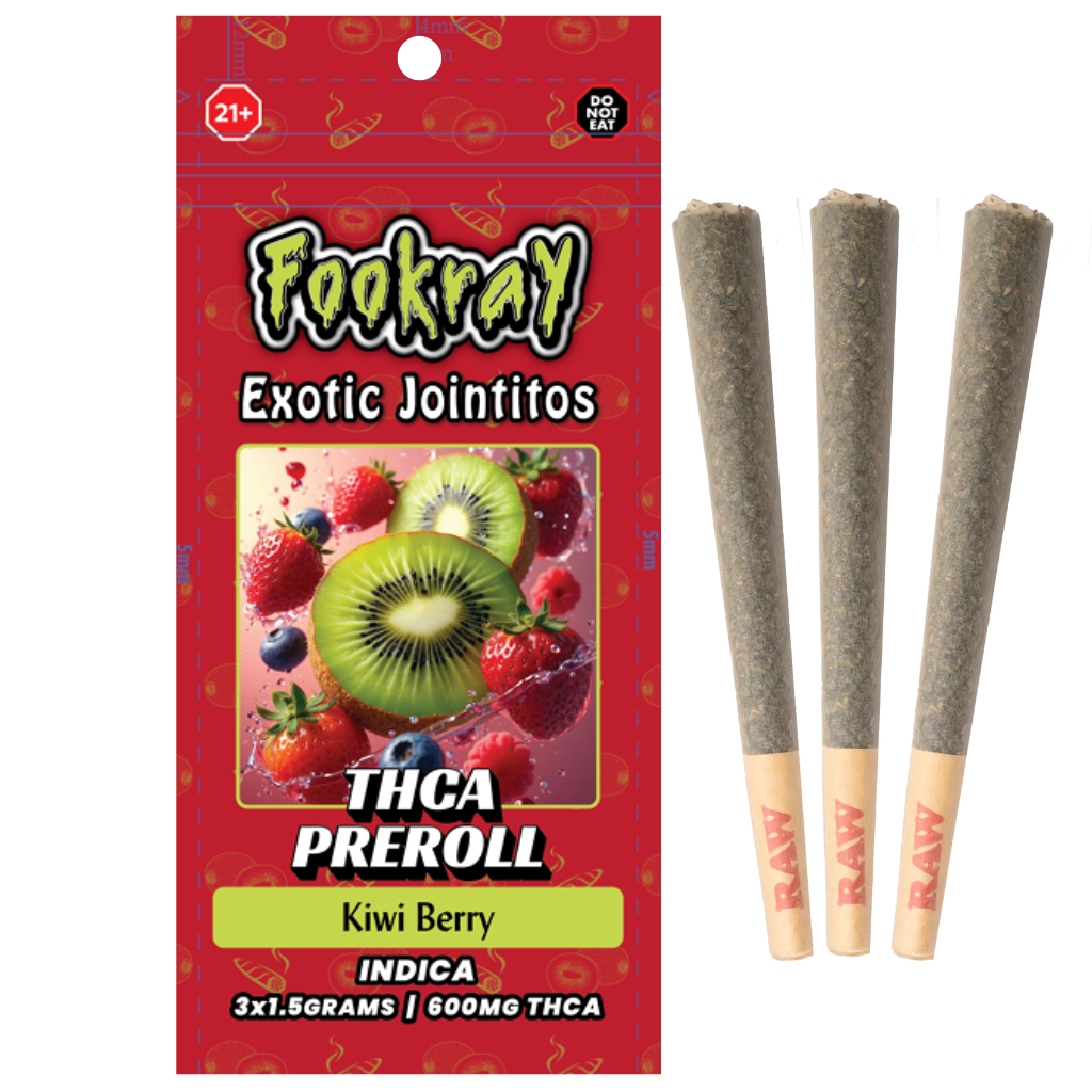Fookray Thc-A Exotic Pre Rolls | 1.5g x 3