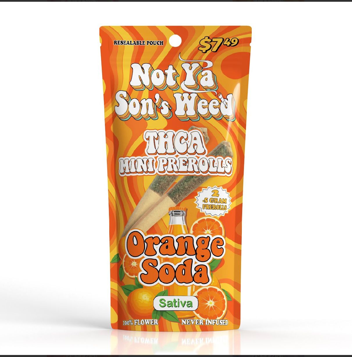 Not Ya Son's Weed Mini THC-A 1/2 Gm Preroll 2ct