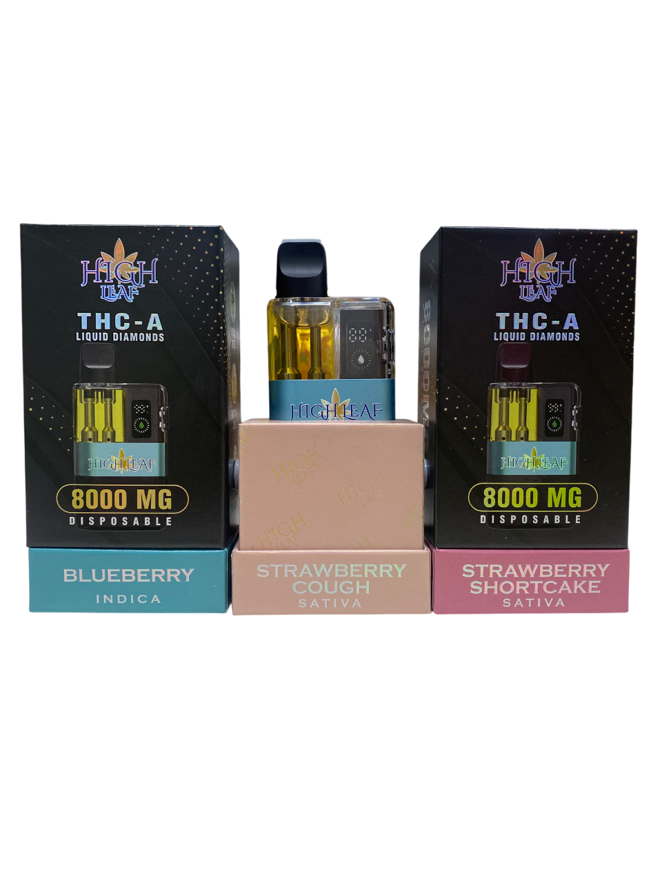 High Leaf THC-A Liquid Diamonds 8GM Disposable