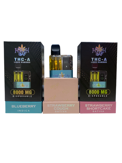 High Leaf THC-A Liquid Diamonds 8GM Disposable
