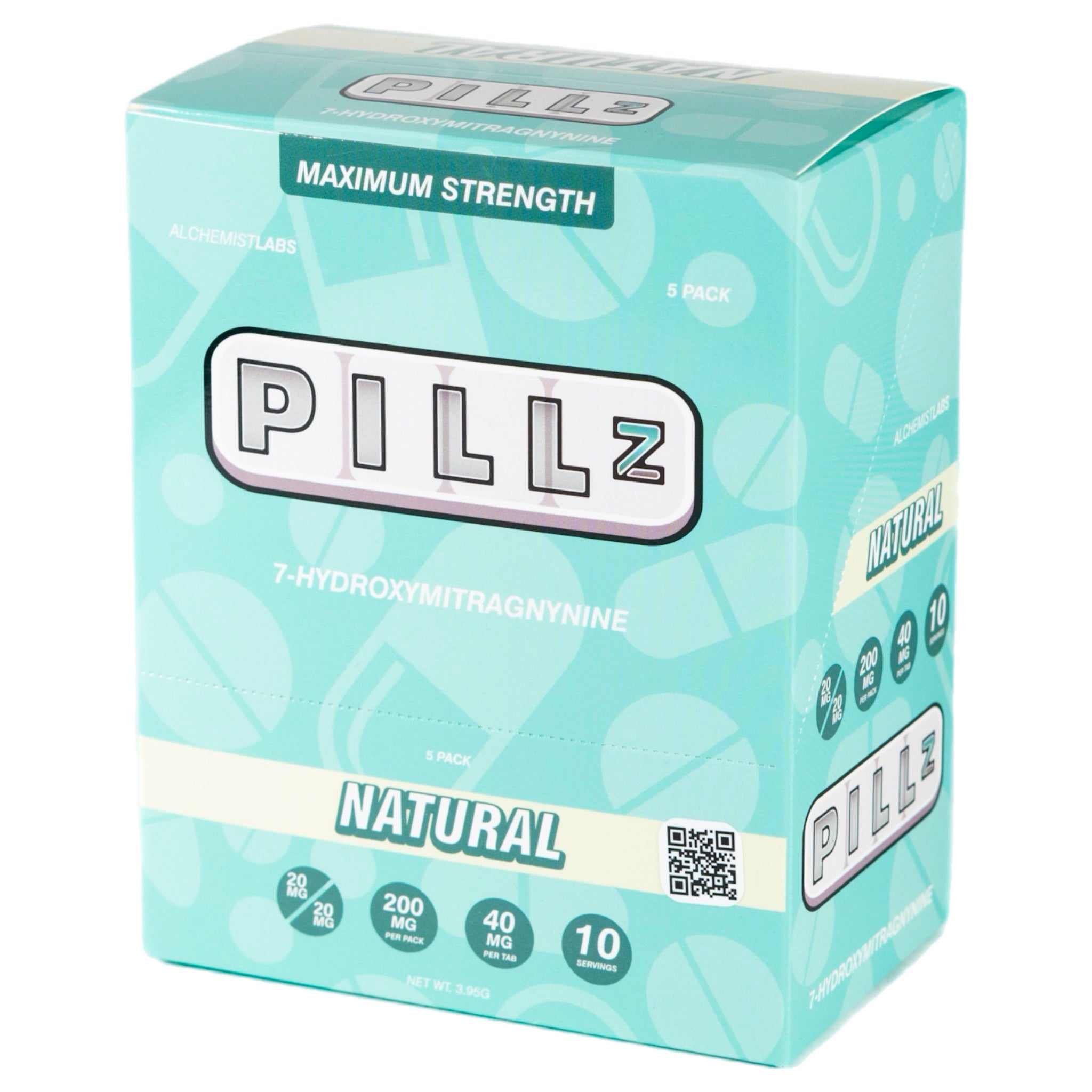 Pillz 7-Hydroxy Tablets | 40Mg Tablets | 5ct