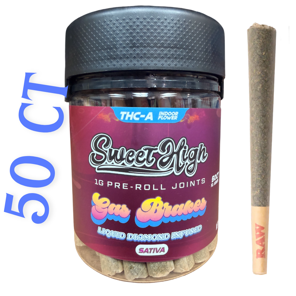 Sweet High THC-A 50 COUNT PRE ROLLS JARS