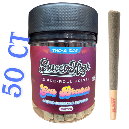 Sweet High THC-A 50 COUNT PRE ROLLS JARS