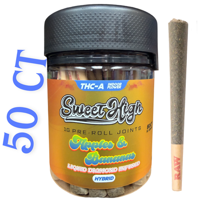 Sweet High THC-A 50 COUNT PRE ROLLS JARS