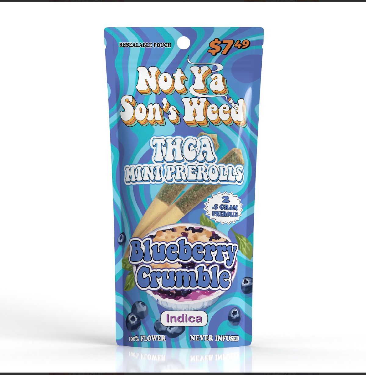 Not Ya Son's Weed Mini THC-A 1/2 Gm Preroll 2ct