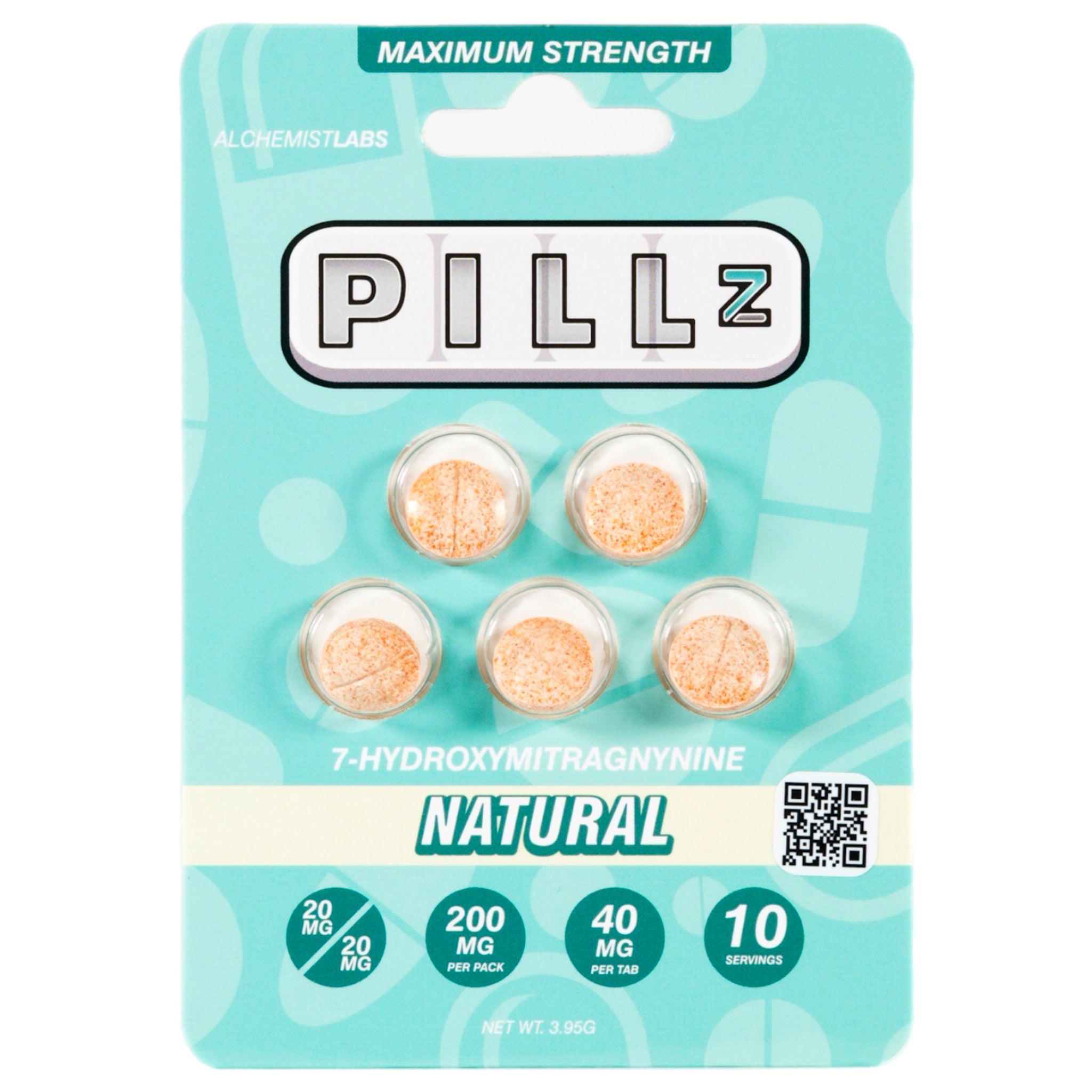 Pillz 7-Hydroxy Tablets | 40Mg Tablets | 5ct