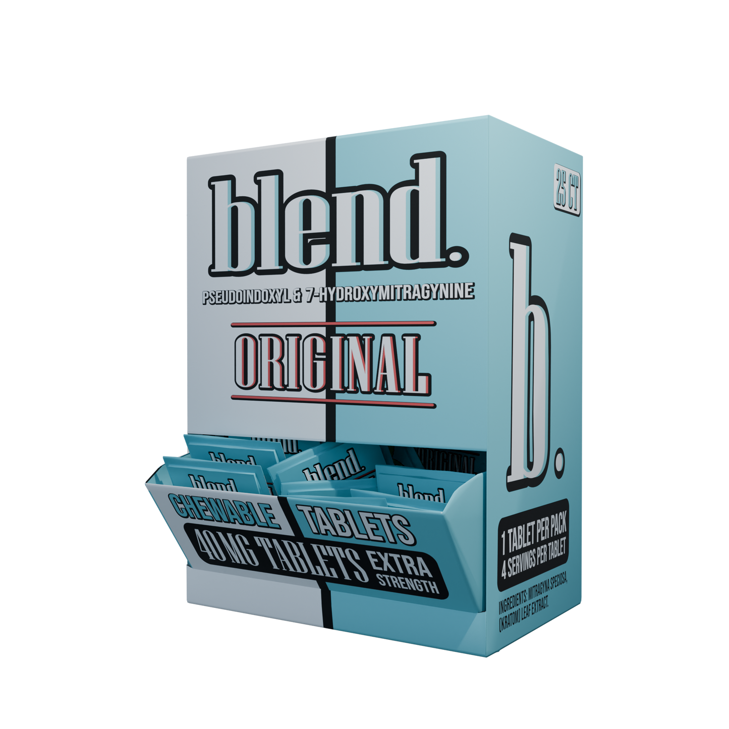 Blend Pseudo & 7-Hydroxy Tablets | 40Mg | 160Mg (Single Tabs Available)