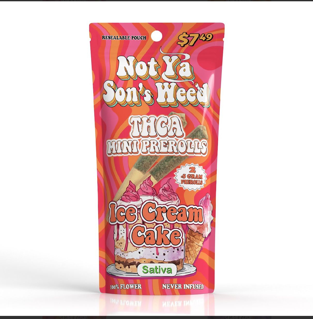 Not Ya Son's Weed Mini THC-A 1/2 Gm Preroll 2ct