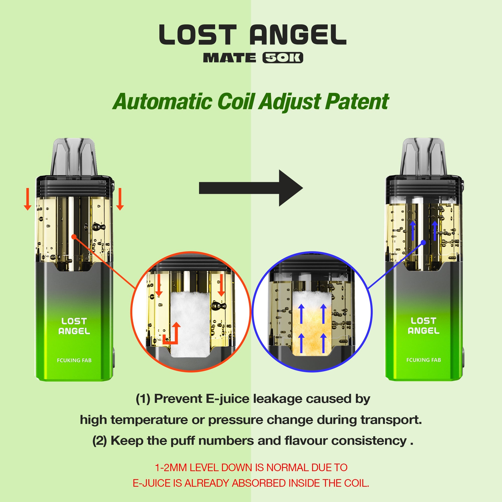 Lost Angel MATE 50K Disposable Device KIT – 50000 Puffs