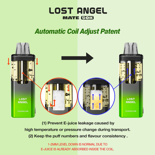 Lost Angel MATE 50K Disposable Device KIT – 50000 Puffs