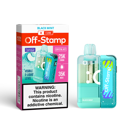 Off-Stamp X-CUBE "CRYSTAL CUBE" 35K Disposable KIT Powered By LOST MARY – 35000 Puffs