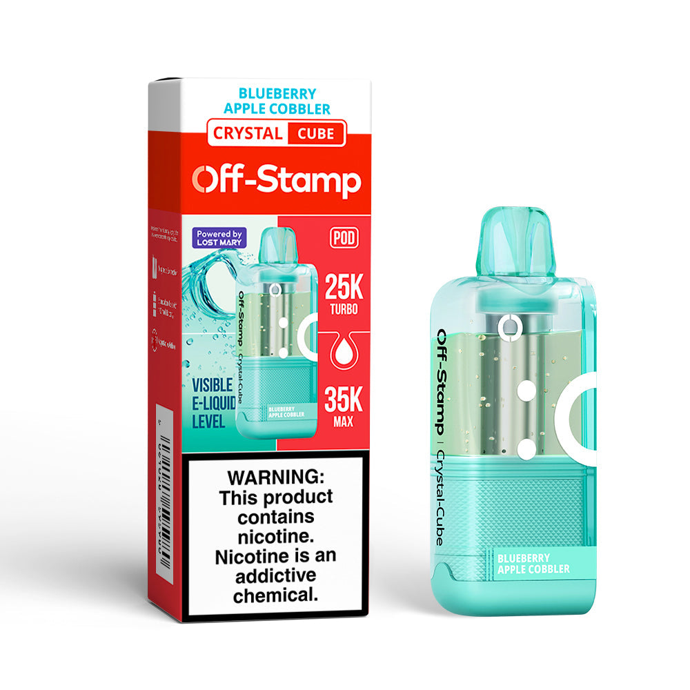 Off-Stamp X-CUBE Crystal Cube 35K Disposable POD Powered By LOST MARY – 35000 Puffs