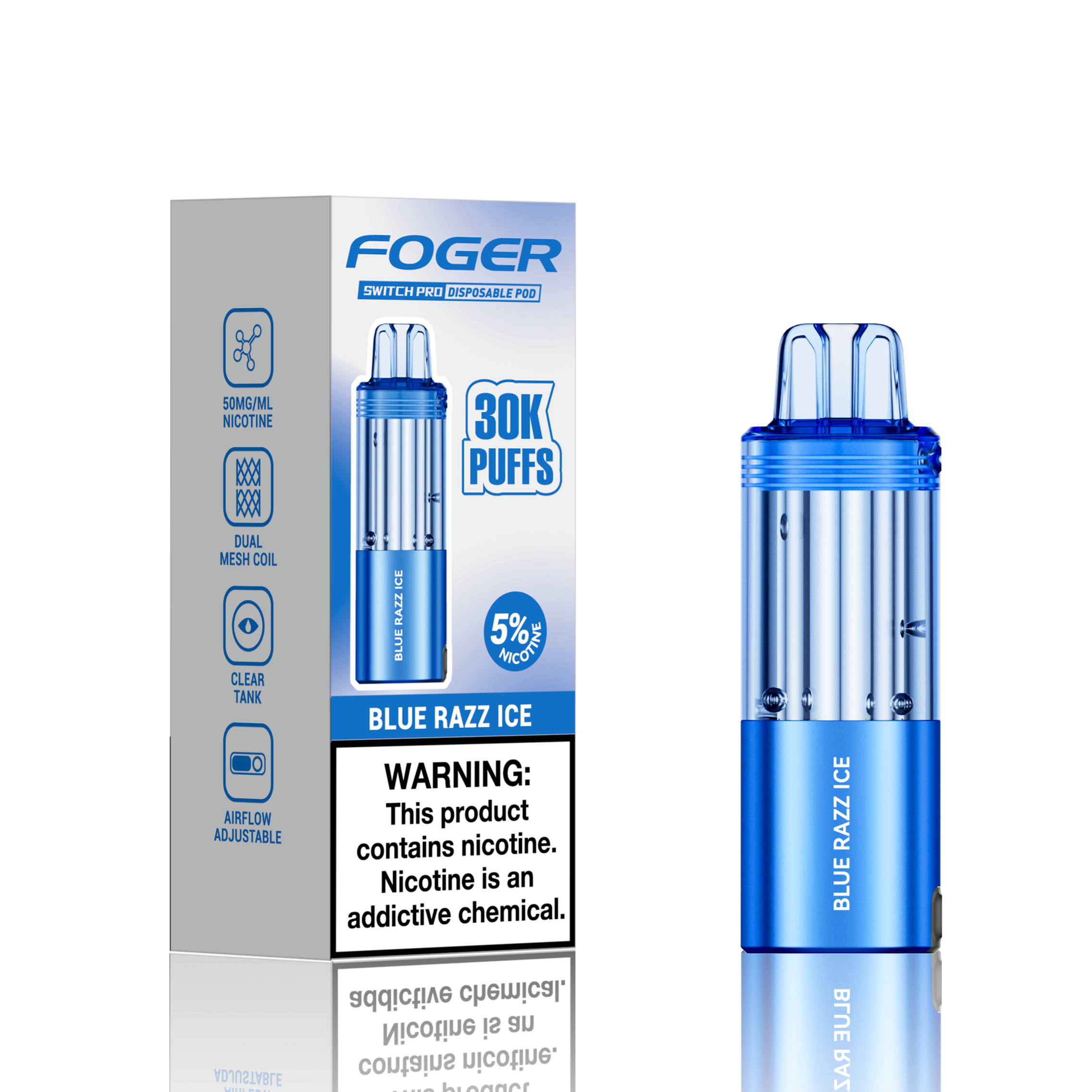 Made in USA | FOGER Switch Pro 30K Disposable Device POD - 30,000 Puff