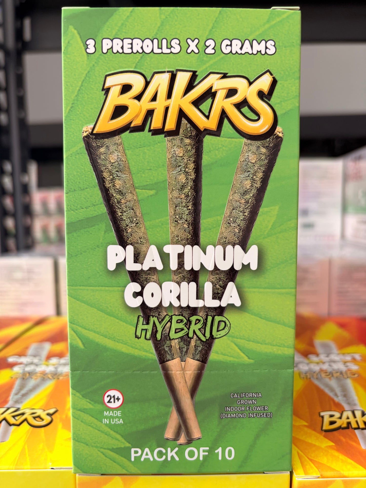 Bakrs Pack of 3 Pre Rolls x 2 Grams