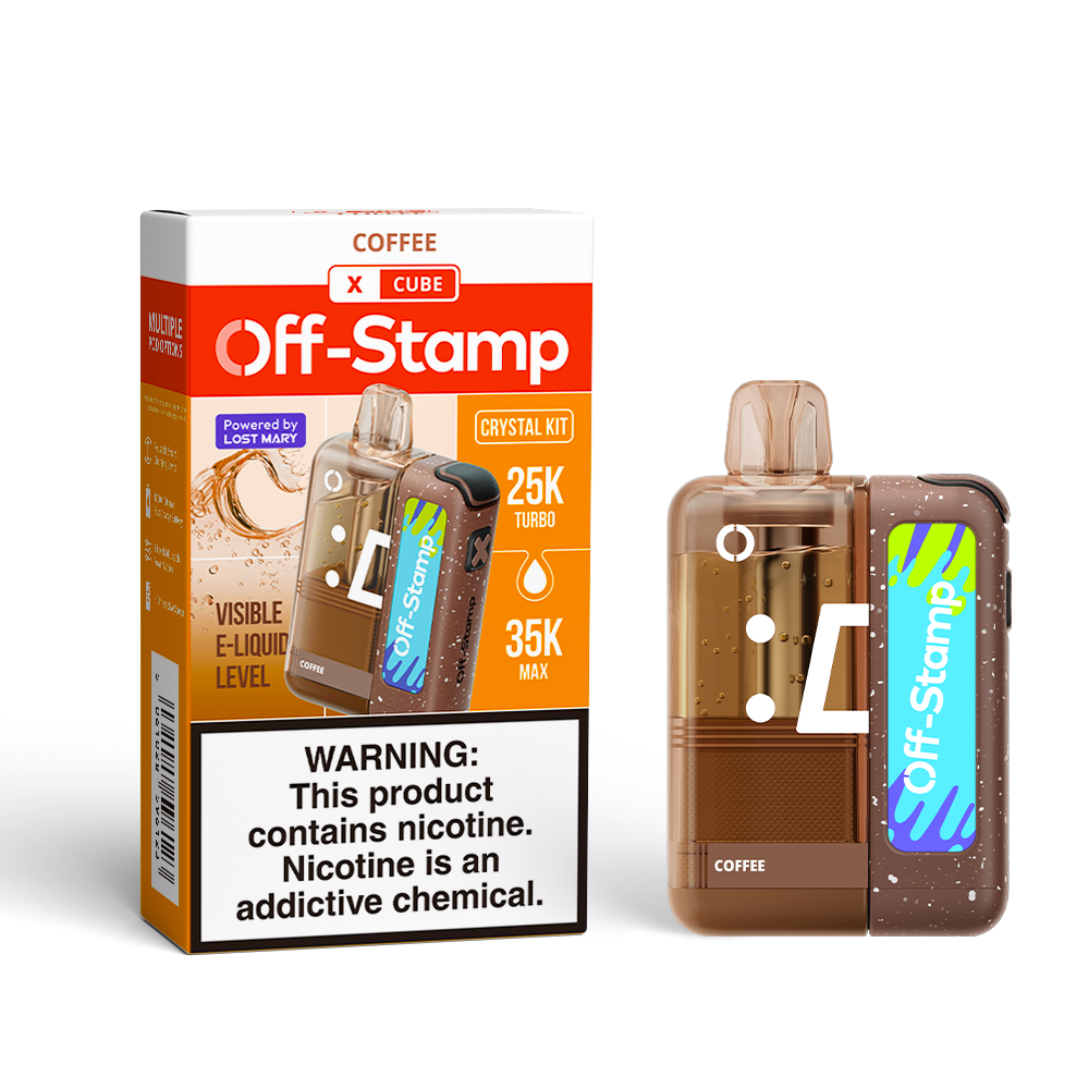 Off-Stamp X-CUBE "CRYSTAL CUBE" 35K Disposable KIT Powered By LOST MARY – 35000 Puffs