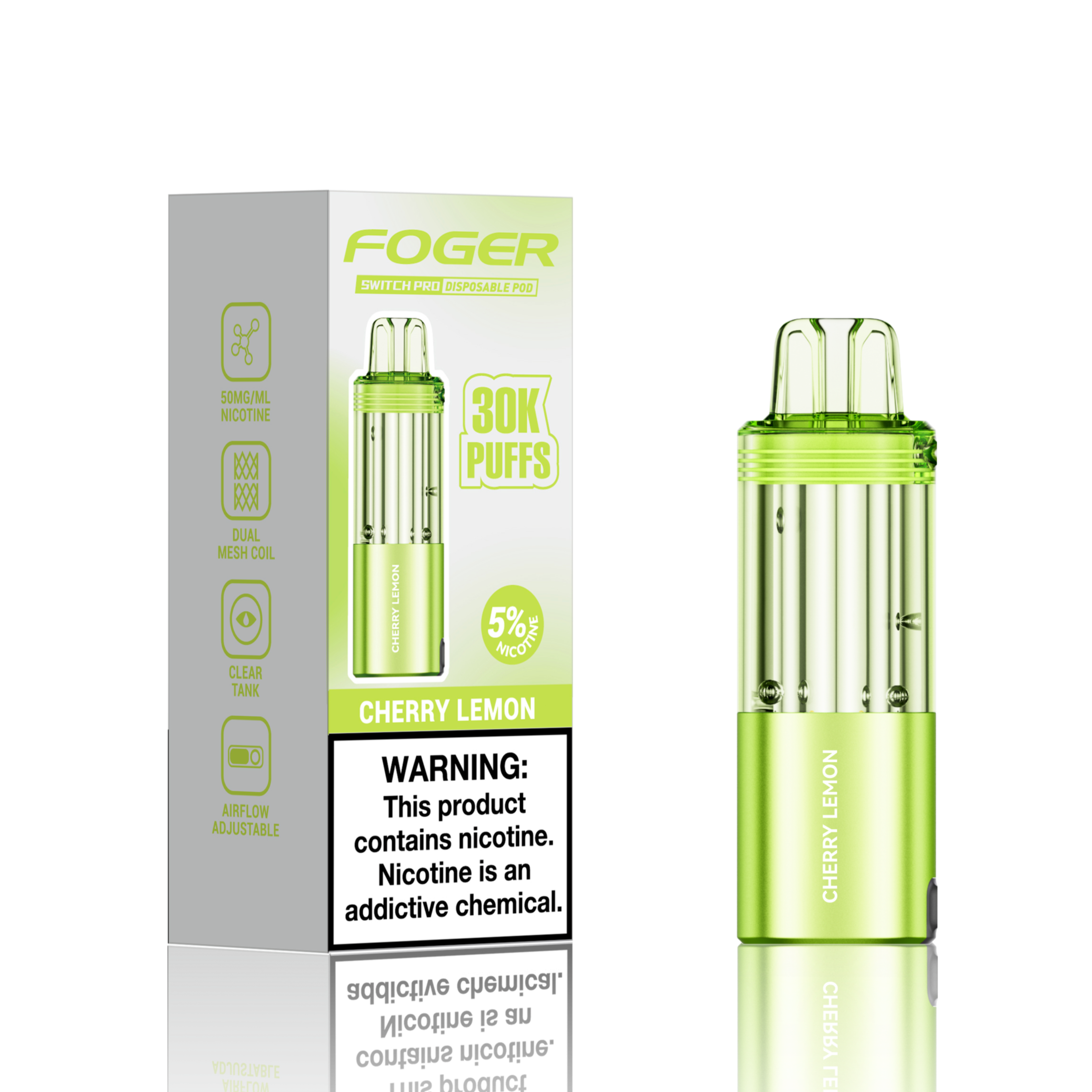 Made in USA | FOGER Switch Pro 30K Disposable Device POD - 30,000 Puff