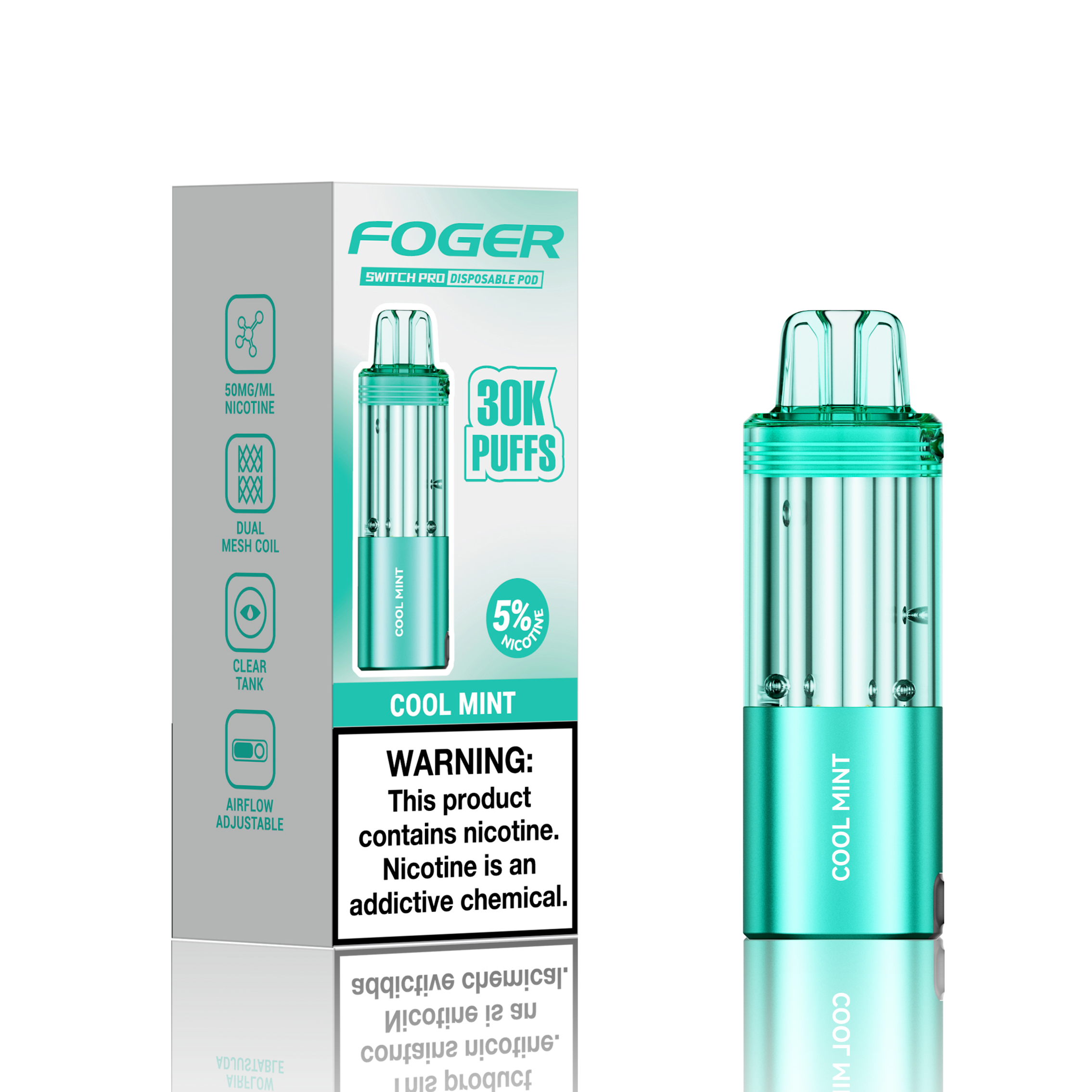 Made in USA | FOGER Switch Pro 30K Disposable Device POD - 30,000 Puff