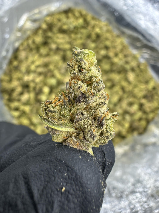THCA Flower: Frosted Cherry | Greenhouse Gold Nuggets