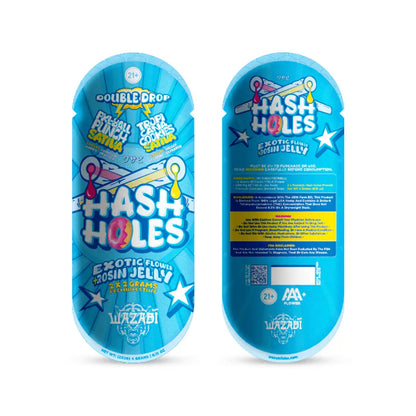 WAZABI EXOTICS 2G HASH HOLE DOUBLE DROP PREROLLS (THC-A) 2CT