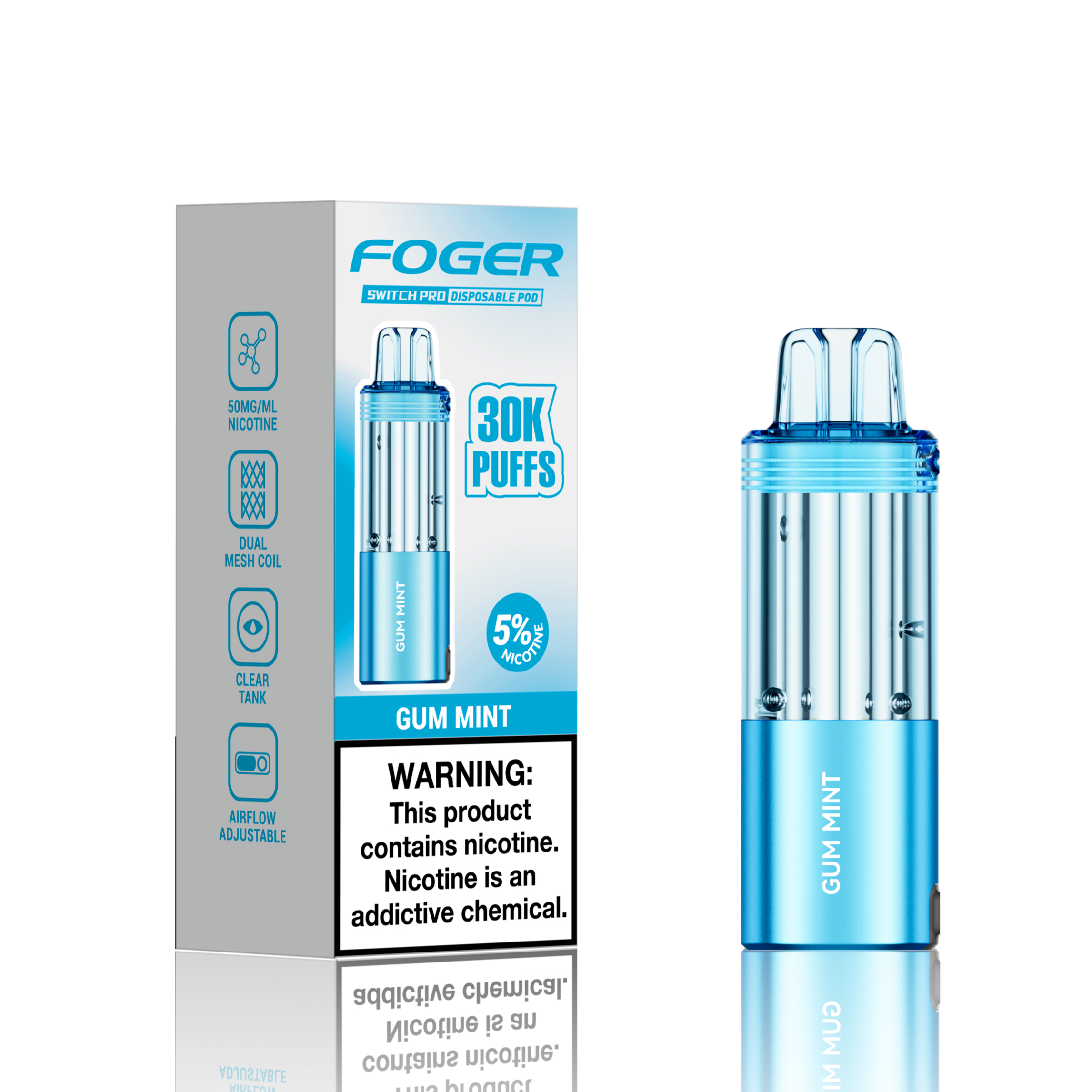 Made in USA | FOGER Switch Pro 30K Disposable Device POD - 30,000 Puff