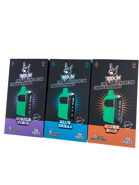 ROCK ON THC-P 6 Gram Disposables