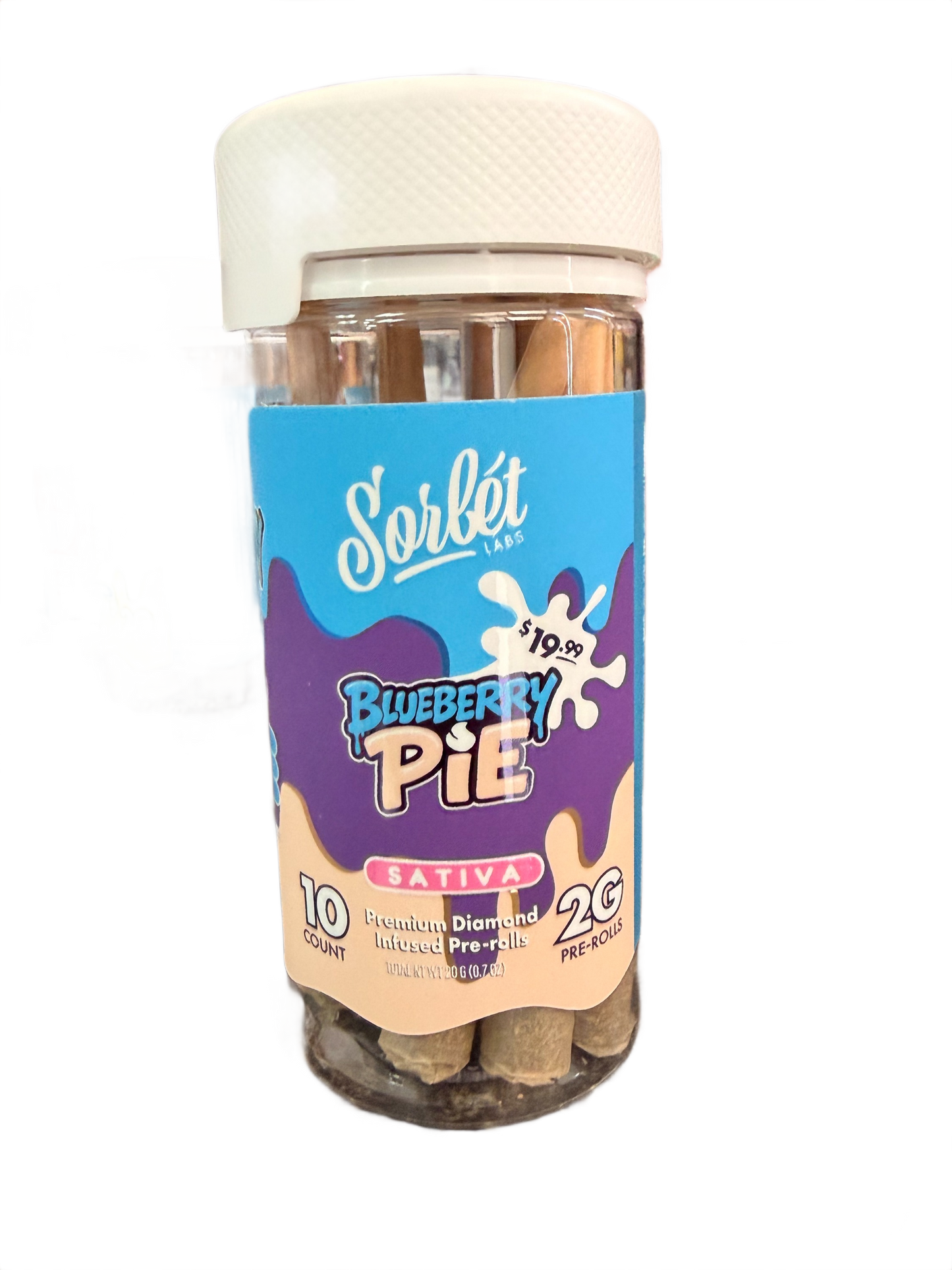Sorbet Pre rolls 2 Gram | 10 count THC-A