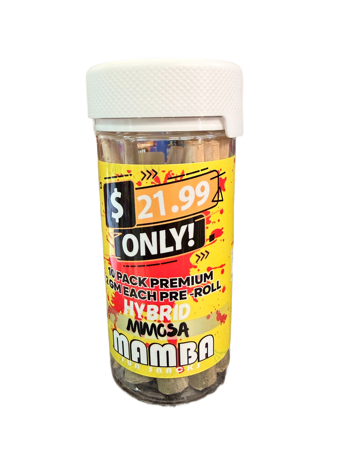 Mamba Pre rolls 2 Gram | 10 count THC A