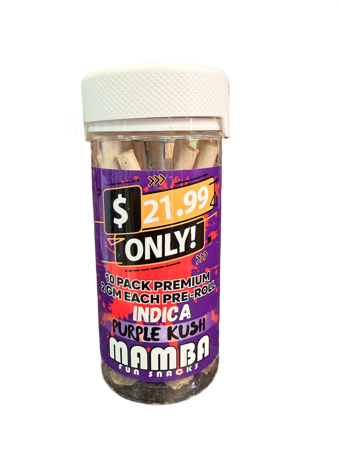 Mamba Pre rolls 2 Gram | 10 count THC A