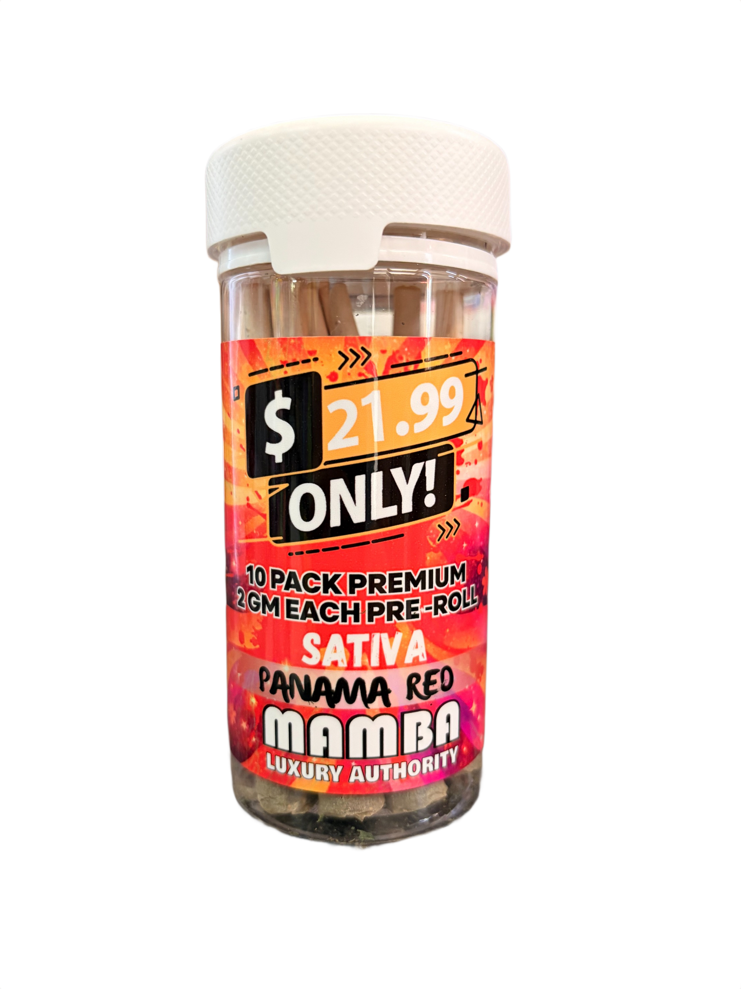 Mamba Pre rolls 2 Gram | 10 count THC A