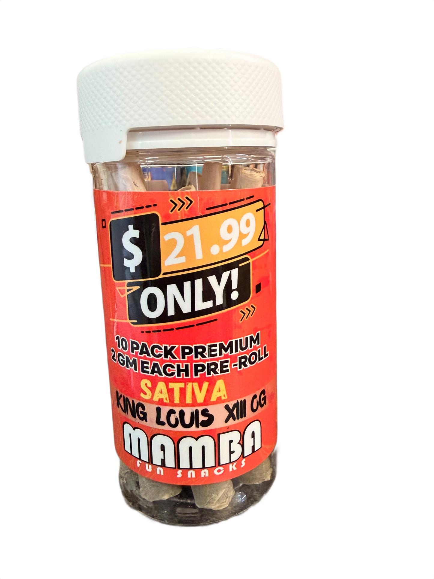 Mamba Pre rolls 2 Gram | 10 count THC A