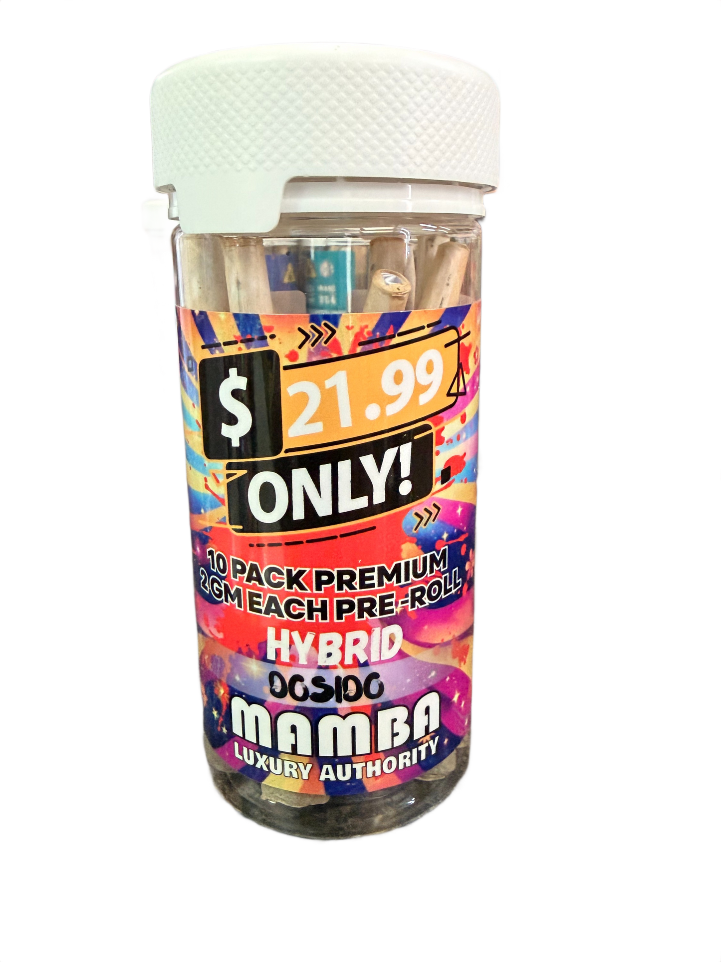 Mamba Pre rolls 2 Gram | 10 count THC A
