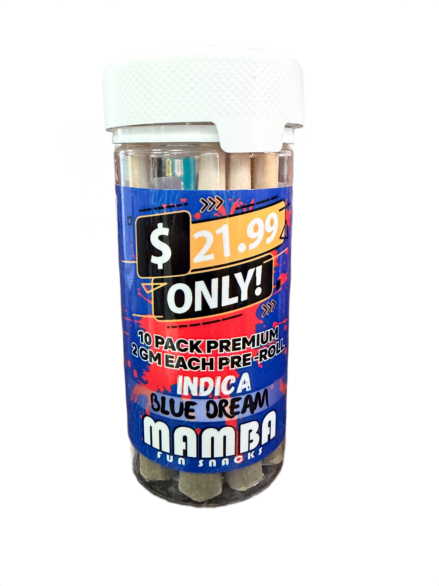 Mamba Pre rolls 2 Gram | 10 count THC A
