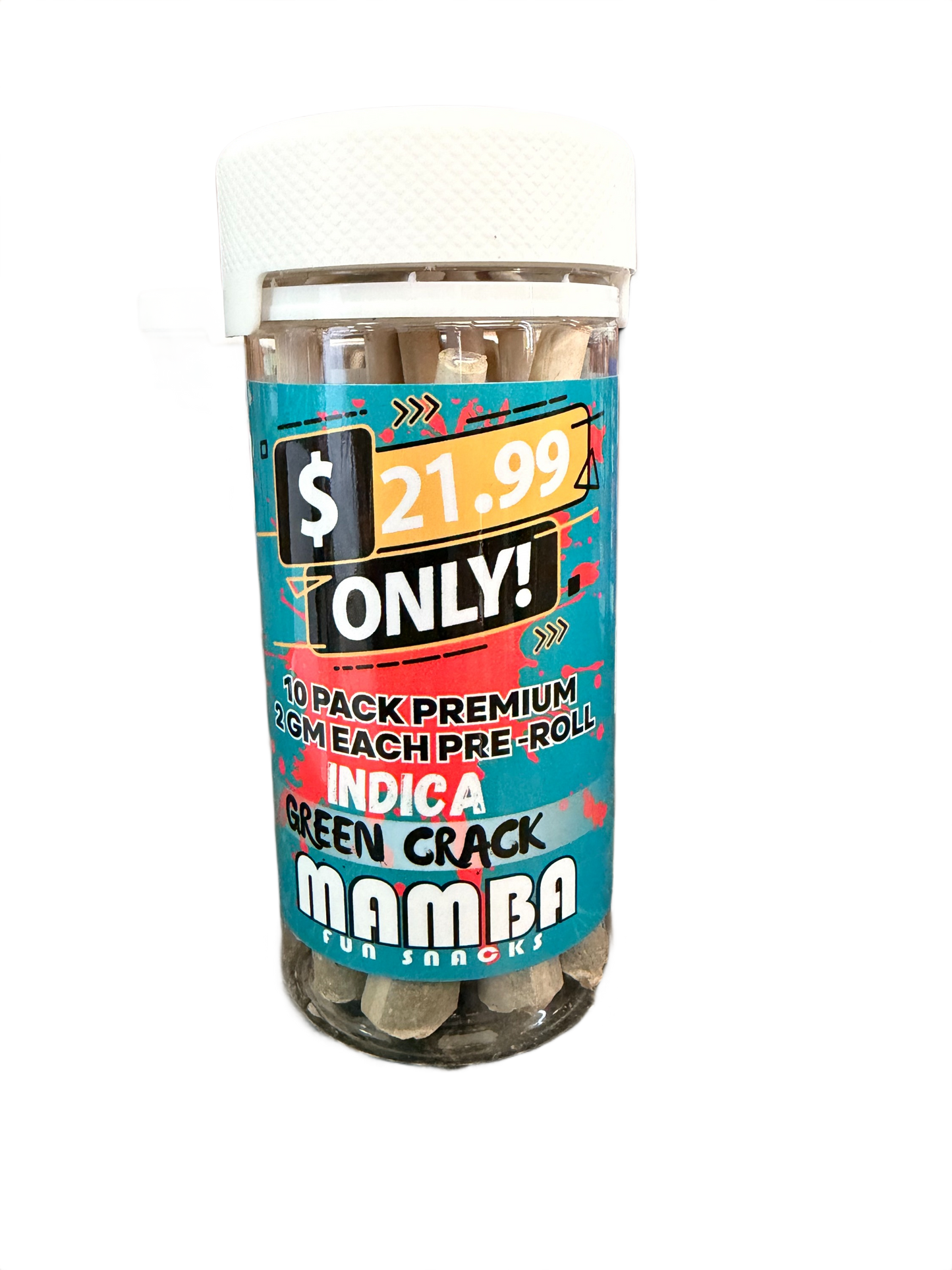 Mamba Pre rolls 2 Gram | 10 count THC A