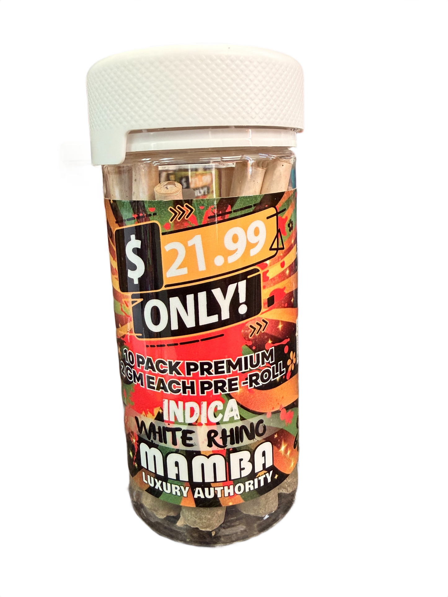 Mamba Pre rolls 2 Gram | 10 count THC A