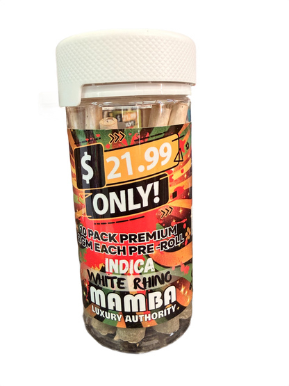 Mamba Pre rolls 2 Gram | 10 count THC A