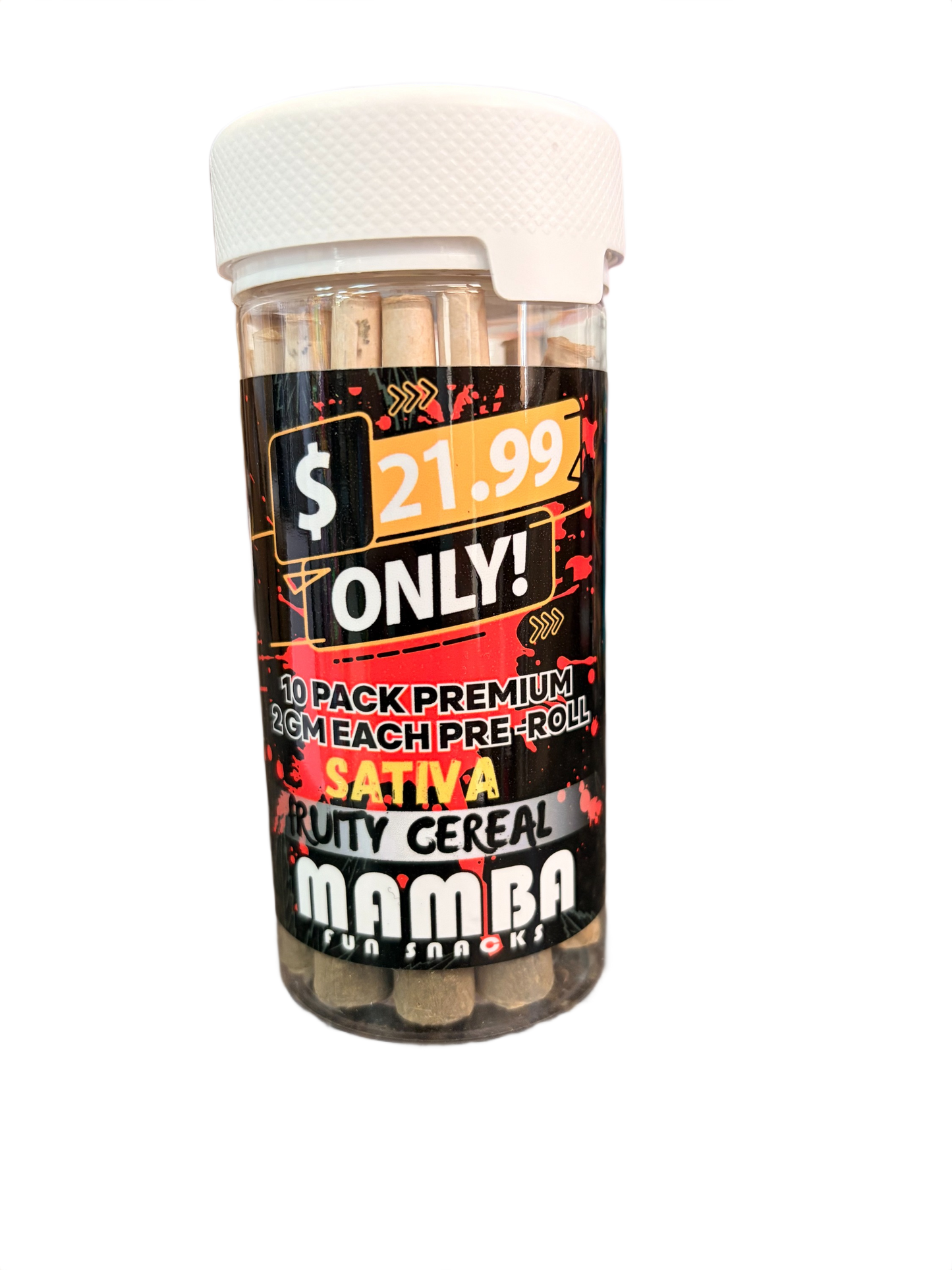 Mamba Pre rolls 2 Gram | 10 count THC A
