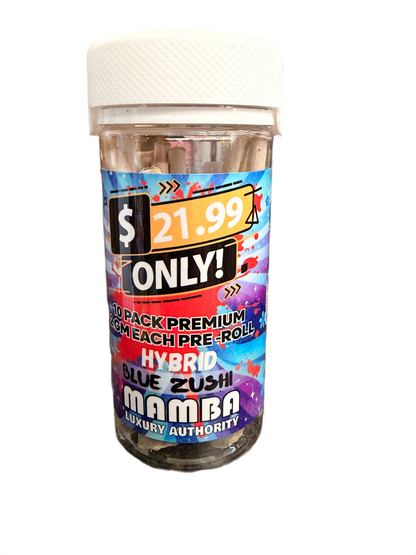 Mamba Pre rolls 2 Gram | 10 count THC A