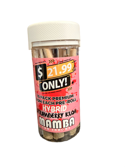 Mamba Pre rolls 2 Gram | 10 count THC A