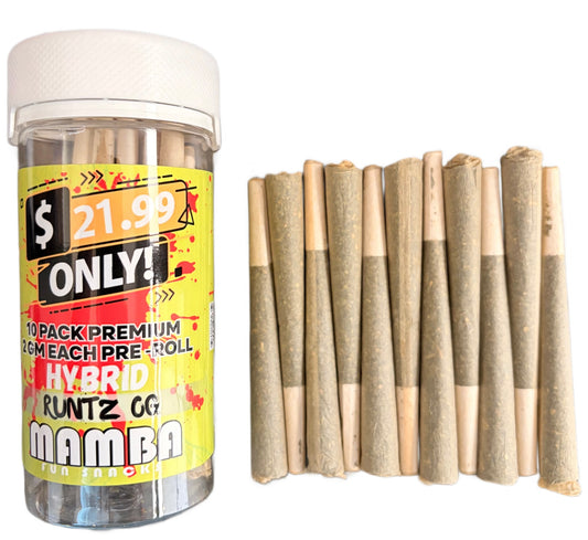 Mamba Pre rolls 2 Gram | 10 count THC A