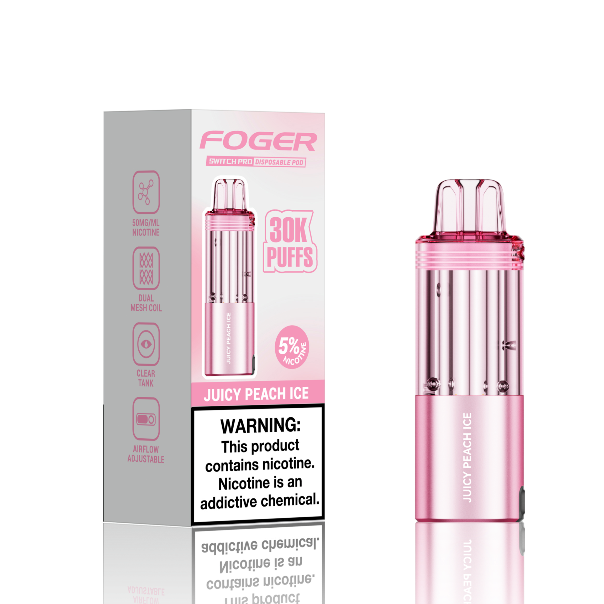 Made in USA | FOGER Switch Pro 30K Disposable Device POD - 30,000 Puff